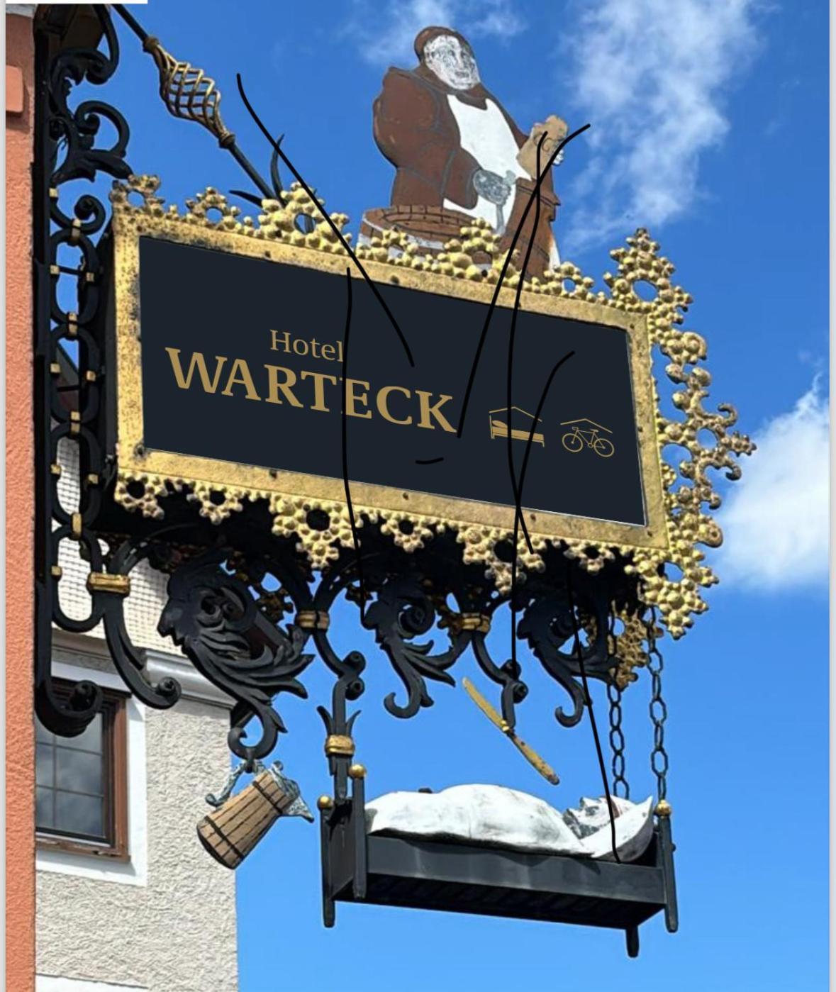 Hotel Warteck フロイデンシュタット エクステリア 写真
